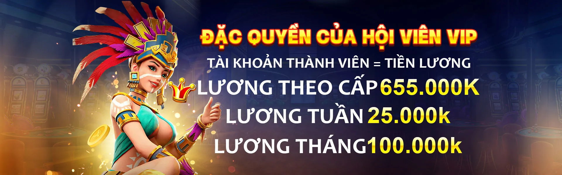 Hình ảnh quảng cáo nhâtvip với các ưu đãi casino và thể thao
